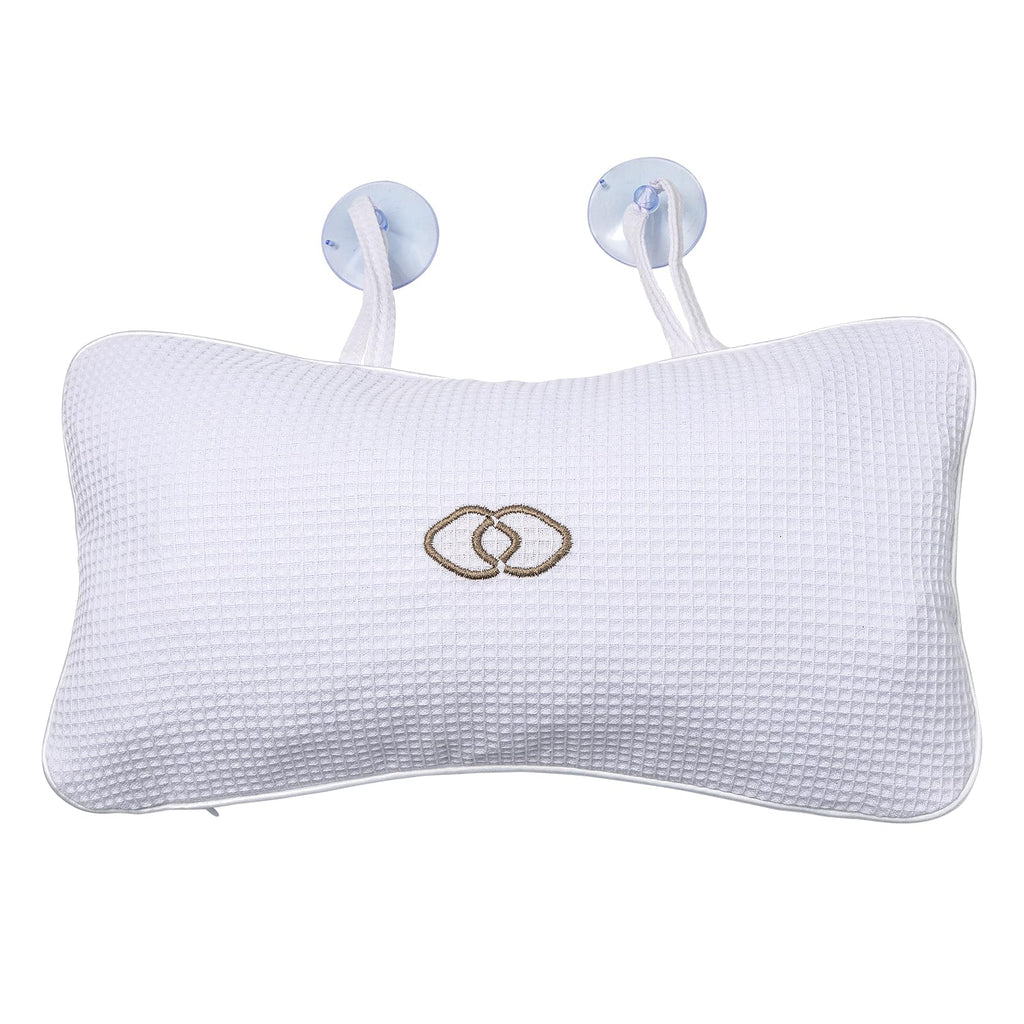Anti-Slip Non-Slip Bathtub Pillow Home Spa Bath Inflatable Cushion Head Neck Back Shoulders Rest Relax Suction Cup
