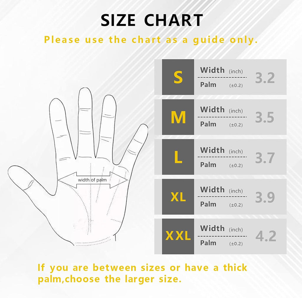 3 Pairs Safety Work Gloves,Touchscreen Compatible, Superior Dexterity,Level 5/A4 Cut Resistant Work Gloves