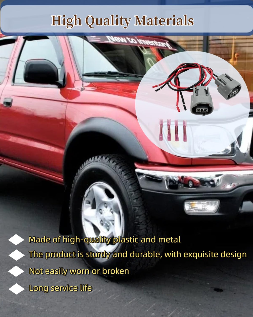 Side Marker Light Connector Harness Pigtail Fit for Toyota Tacoma