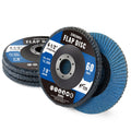 5 Pack Zirconia Flap Discs 4 1/2” 60 Grit Flap Discs for Angle Grinder T29 Grinding Wheels for Metal,Wood,Stainless Steel Grinding and Stock Removal