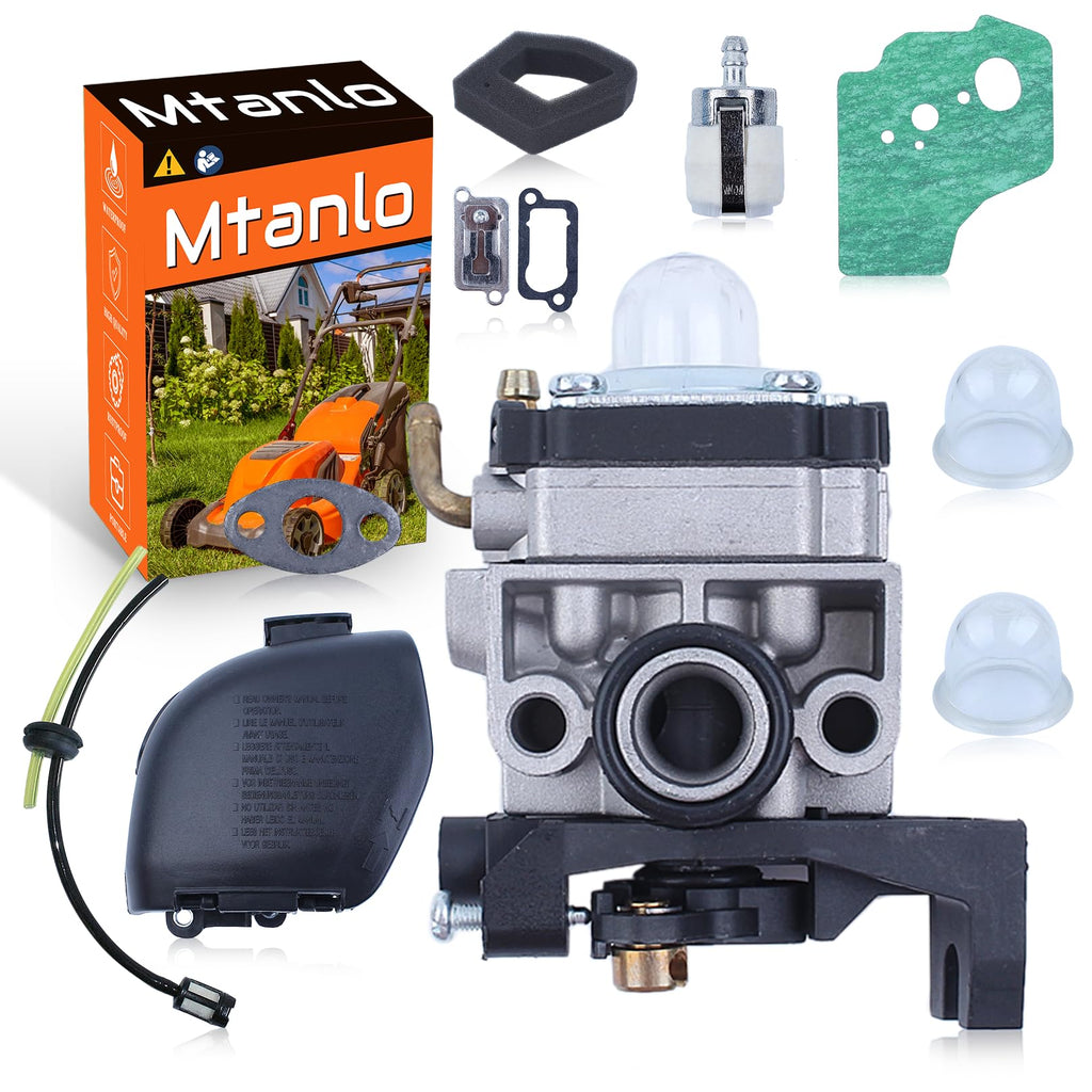 Mtanlo For Honda GX35 HHT35 HHT35S 4 stroke 1.3 HP Engine seriers Trimmer, Lawn Mower, Generator, Water Pumps Etc, Primer Bulb Kit, 16100-Z0Z-034, Repalce For Walbro WYB-16C