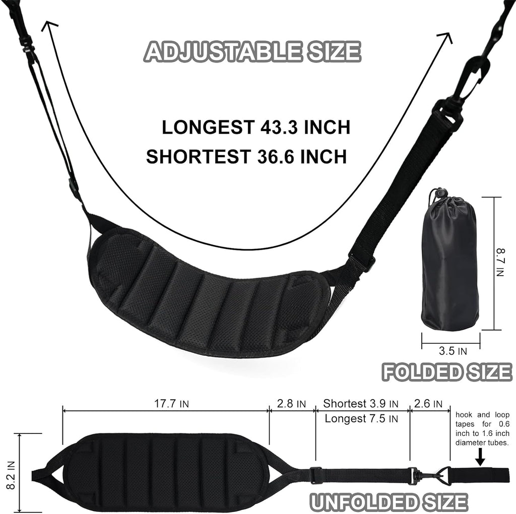 Wheelchair Footrest Hammock, Adjustable Hanging Foot Sling for Foot Rest Replacement, Wheelchair Accessories Leg Rest Support Strap