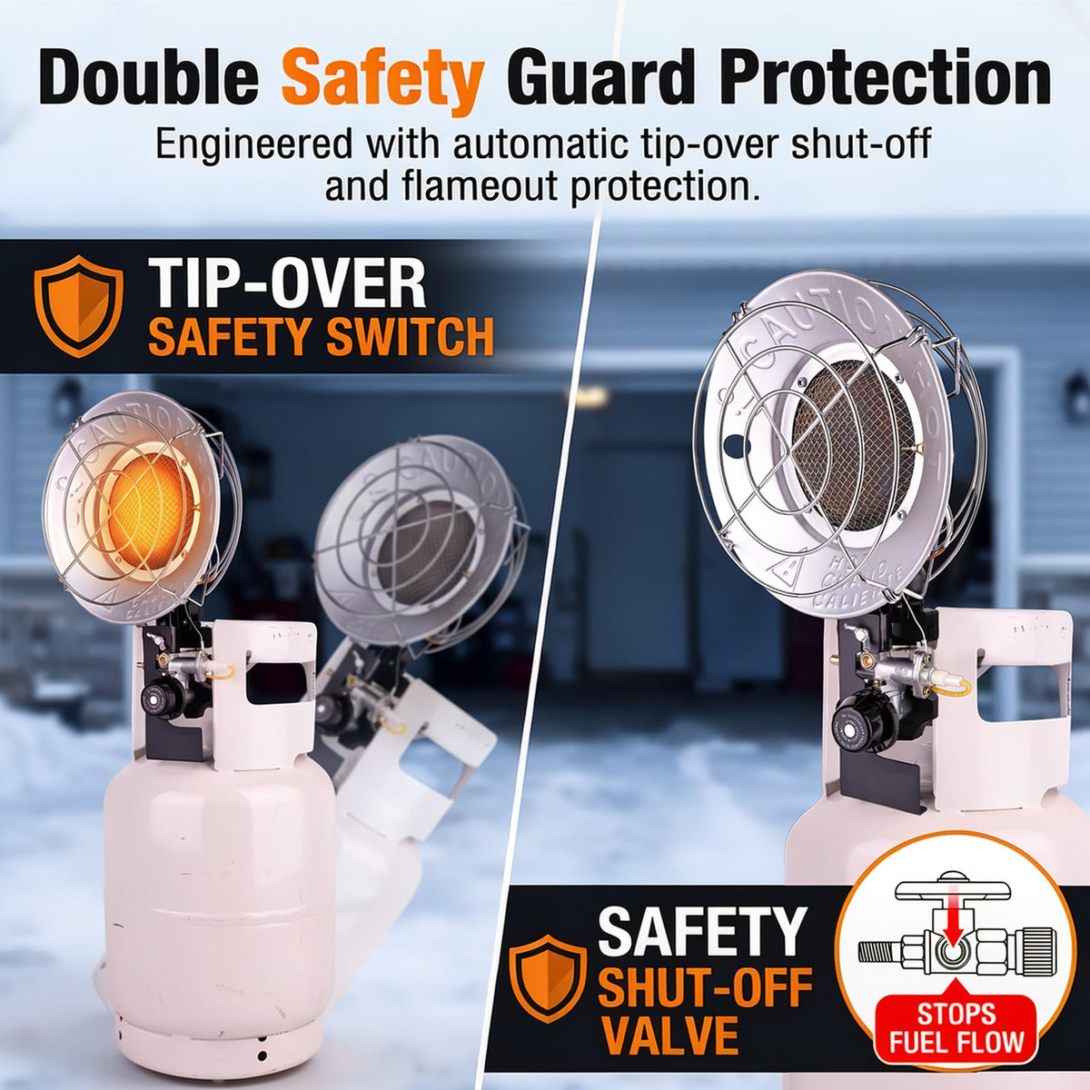 Portable Propane Heater Outdoor (Fuel not Included)