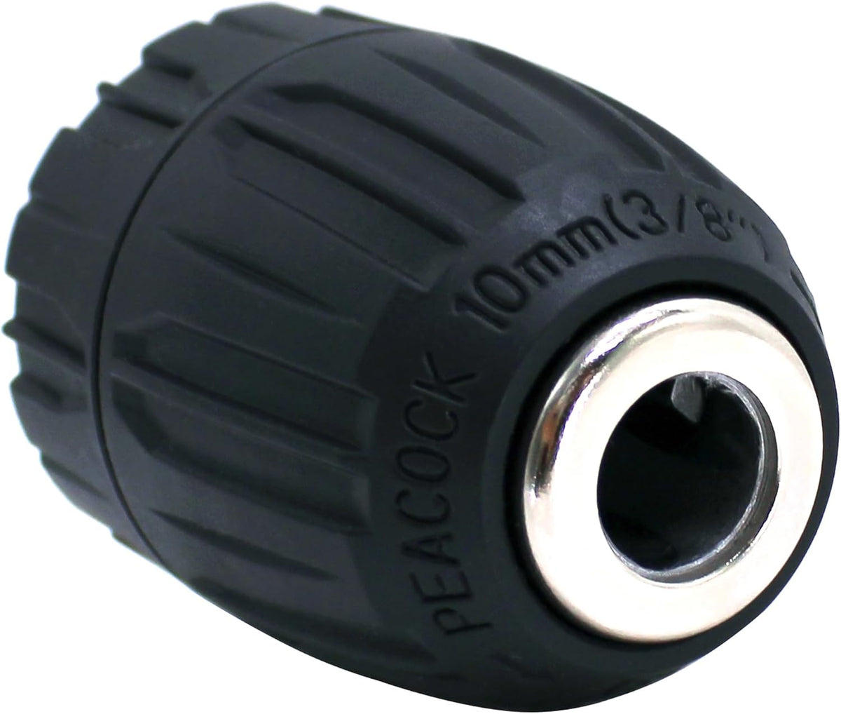 HFS(R) Keyless Drill Chuck for 3/8" Drill with 24 UNF Thread Mount Shaft 0.8-10mm Capacity