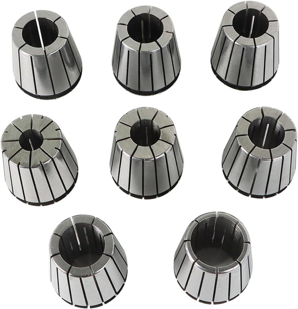 10PCS ER-40 NT40 5/8-11Inch Spring Collet Chuck Set for Drilling and Milling Machines