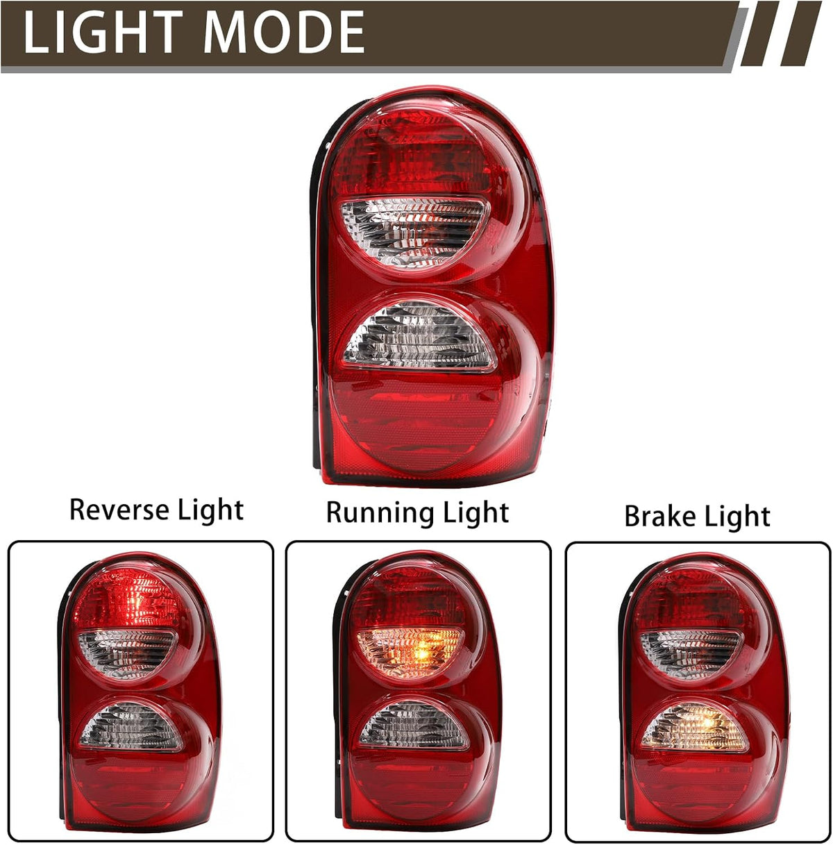 Tail Lights Assembly Fit Jeep Liberty 2005 2006 2007 Right Passenge
