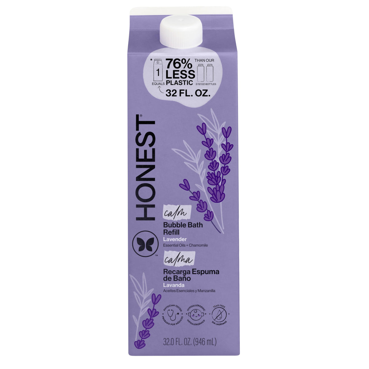 Bubble Bath, Hypoallergenic, Lavender Calm, 32 fl oz