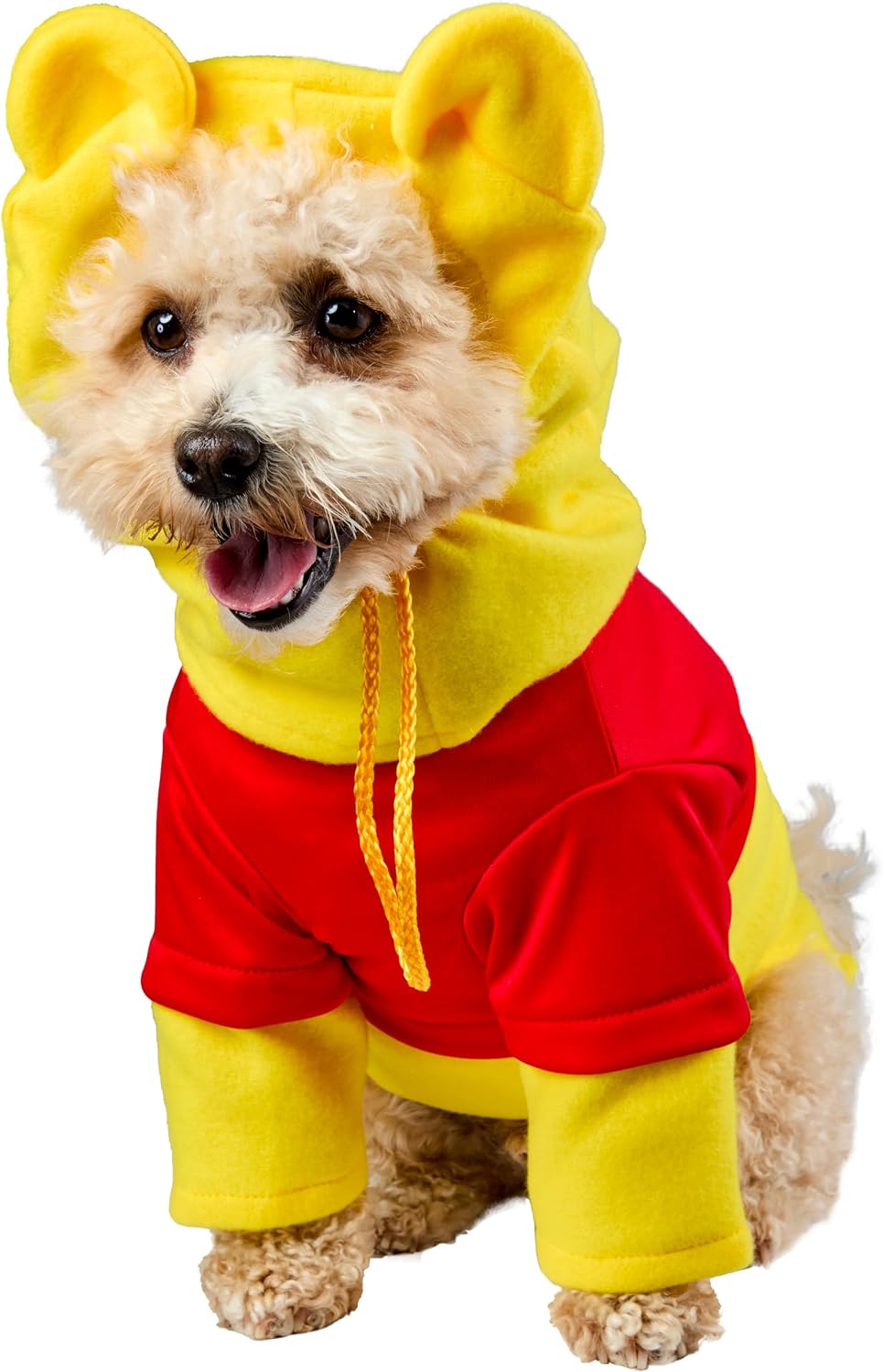at Party City Disney Winnie the Pooh: Pet Costume for For Dogs or Cats by Rubies, Large