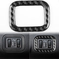 JKYUKU Real Carbon Fiber for Dodge Accessories Headlight Switch Adjustment