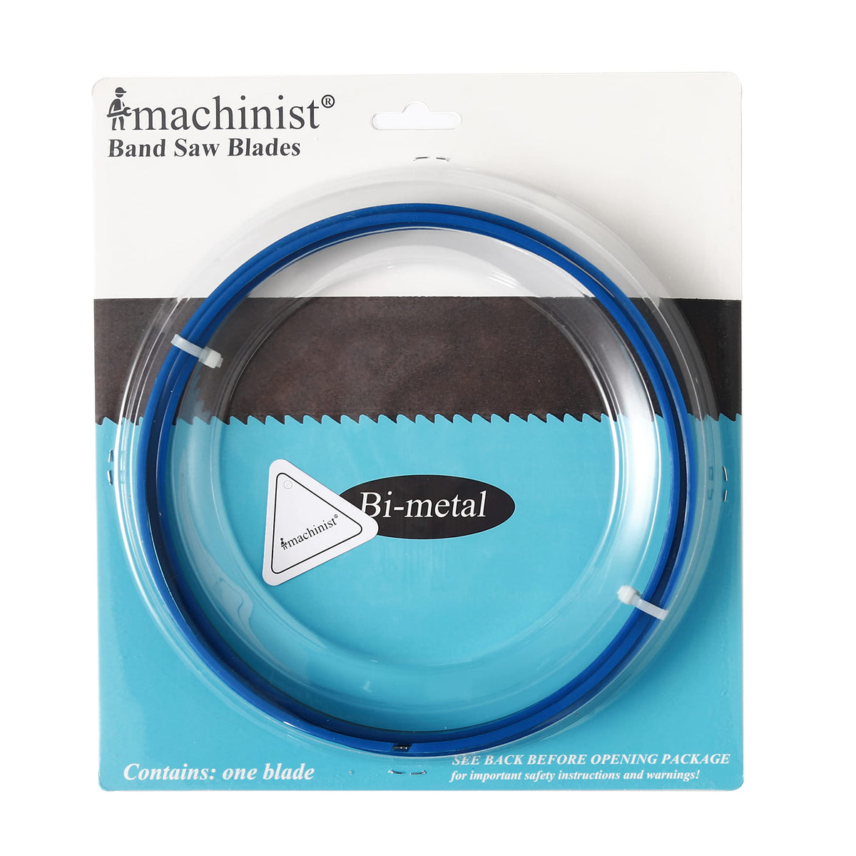Imachinist S721218 72" Long, 1/2" Wide, 18 TPI Bi-Metal Bandsaw Blade Metal