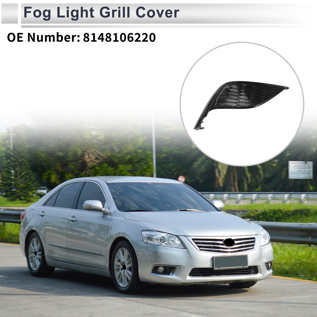 RATCHROLL Front Right Fog Light Grill for Toyota Camry 2021-2023
