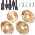 13PCS Wood Carving Disc Set for Angle Grinder，for 4" or 4 1/2"Angle Grinder