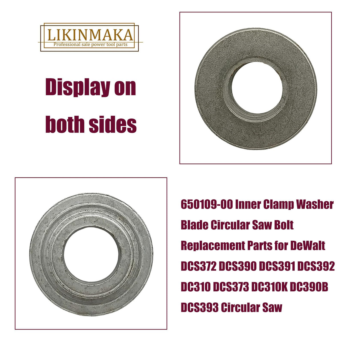 650109-00 Replaces for DeWalt DCS372 DCS390 DCS391 DCS392 DC310 DCS373 DC310K DC390B