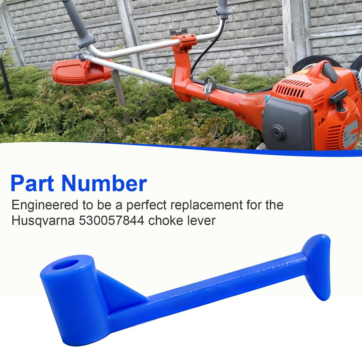 Line Trimmer Choke Lever, Replacement for Husqvarna 530057844 Parts