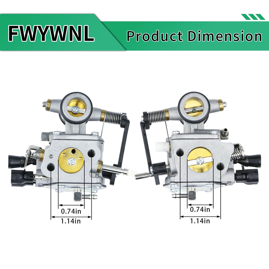 FWYWNL TS700 TS800 Carburetor w Air Filter Kit Replace for Walbro WJ114