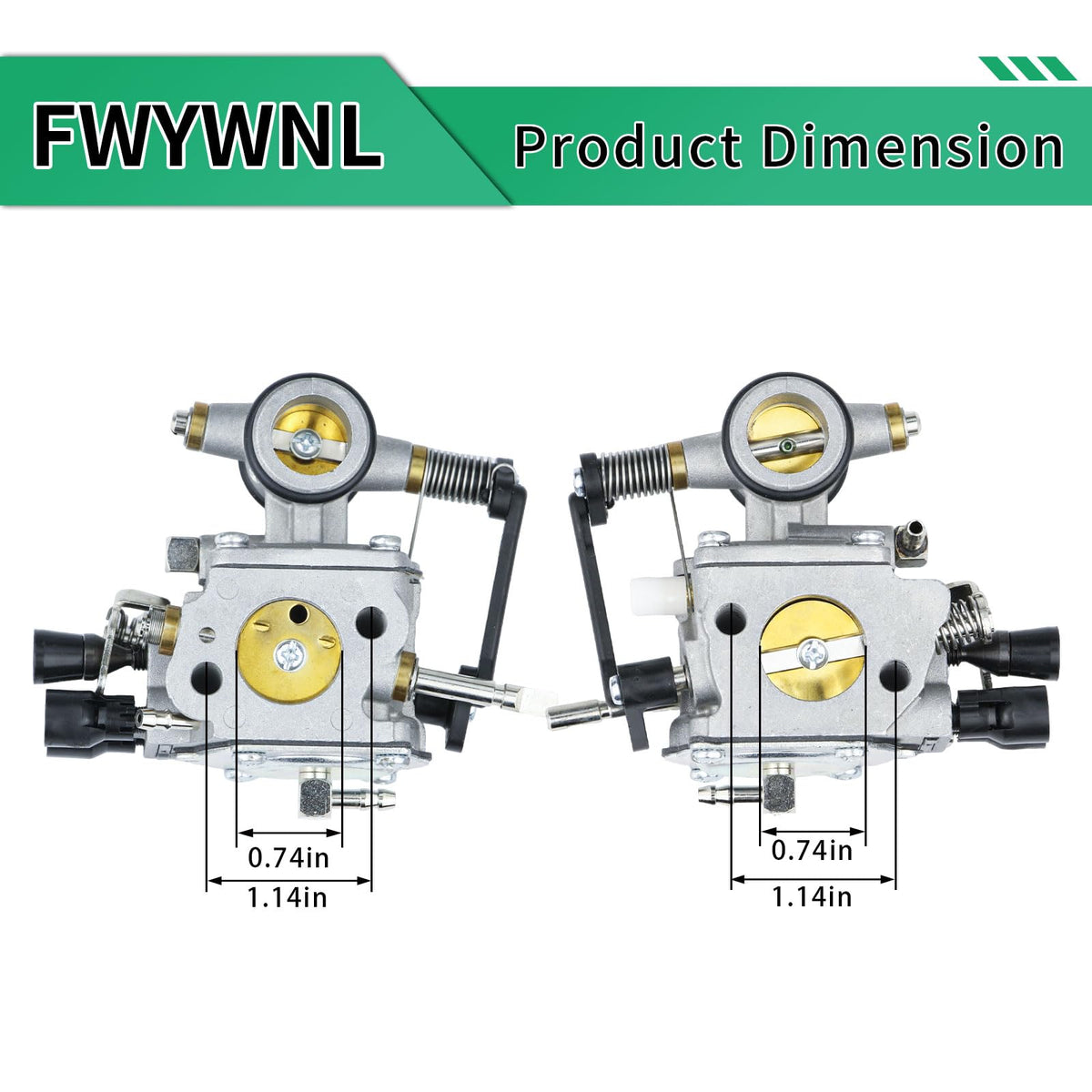 FWYWNL TS700 TS800 Carburetor w Air Filter Kit Replace for Walbro WJ114