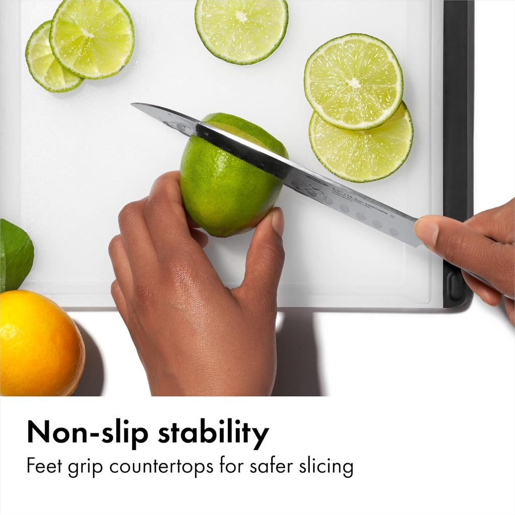 Good Grips 2-Piece Cutting Board Set, Cutting Boards for Kitchen Prep, Non-Porous Double-Sided Design