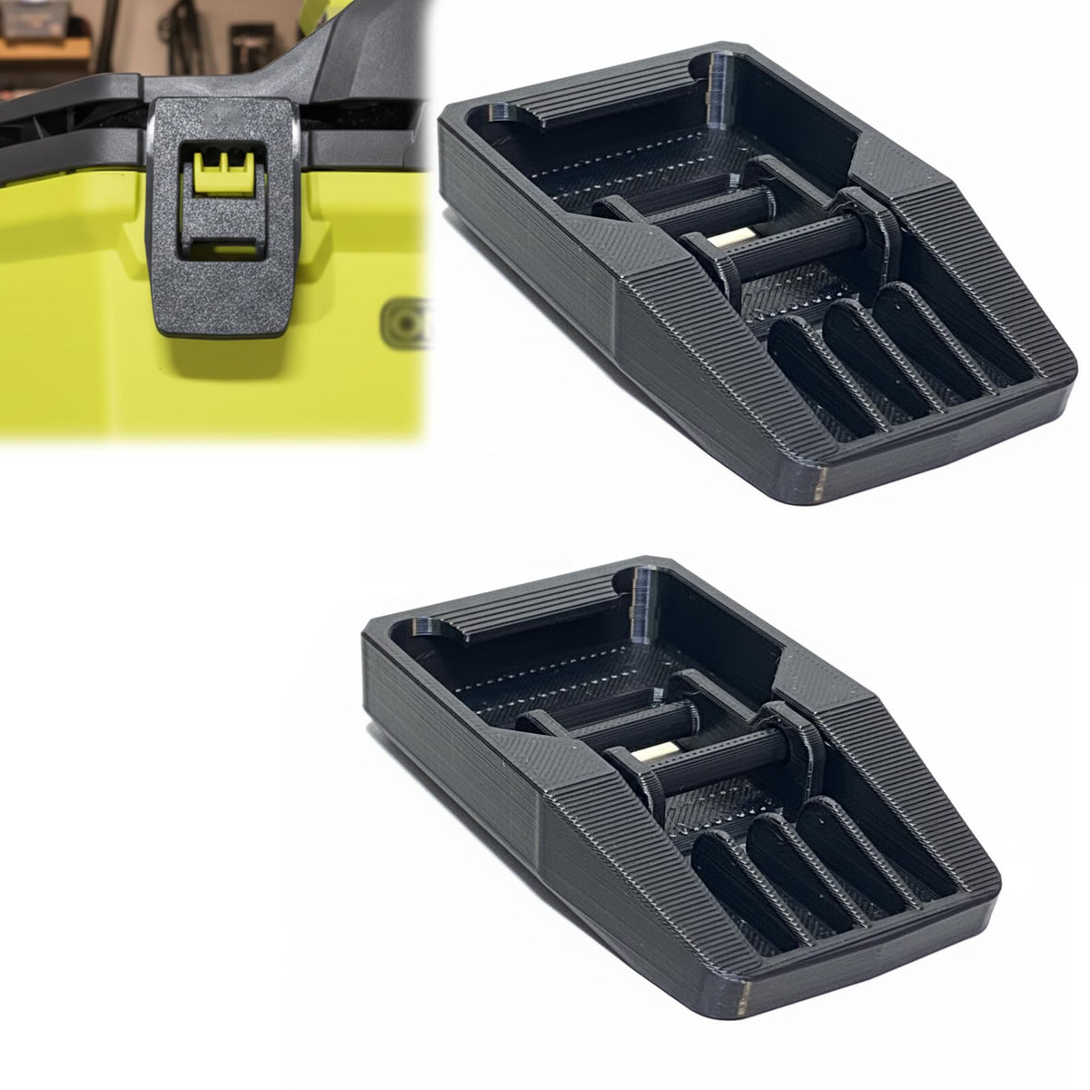 2 Pack Replacement Latch for Ryobi 18V Wet Dry Vacuum P770,Secure Top-to-Basin Lock Repair Part