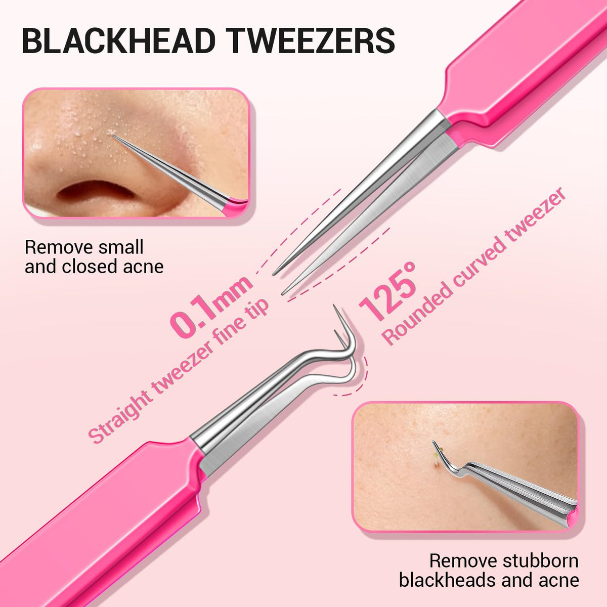 Pimple Popper Tools, Blackhead Remover Tools kit