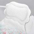 Bath Pillow, Bath Pillows for Tub Neck and Back Support, White