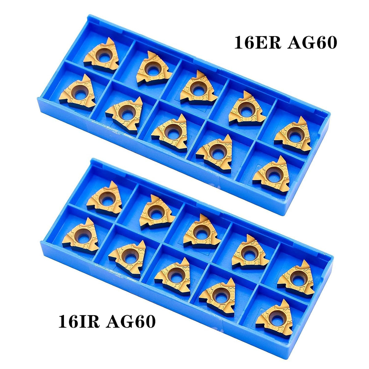 5/8" SER1616H16 SEL1616H16 Lathe Holder Tool with 20pcs 16ER/IR AG60,Pack of 26