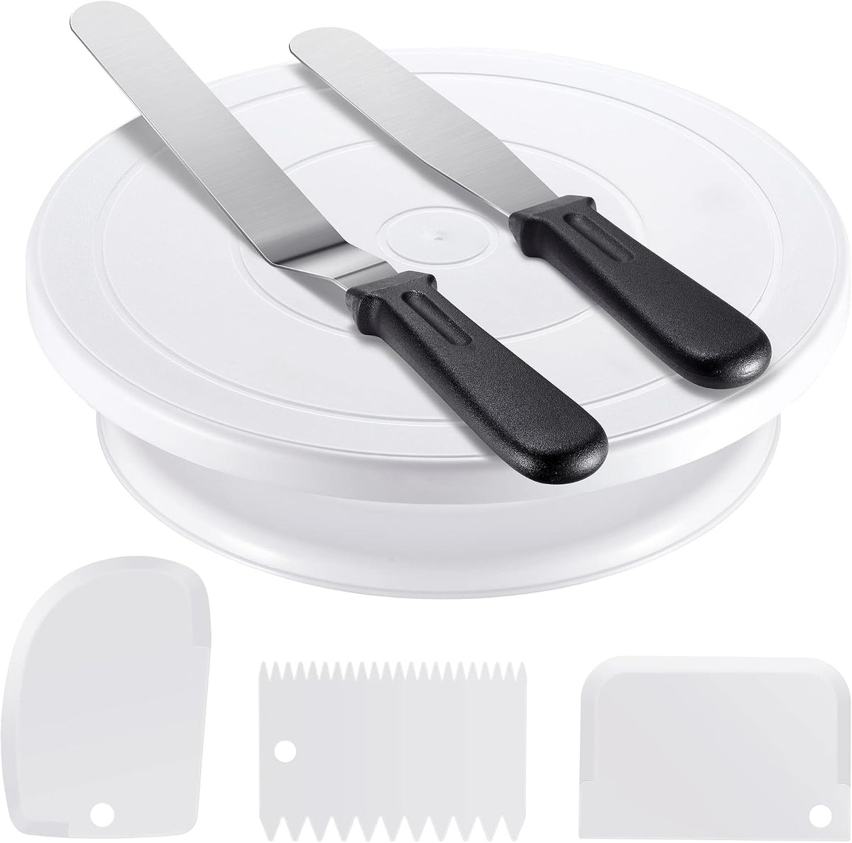 Cake Decorating Kit with Turntable Baking Supplies for Beginner Pros