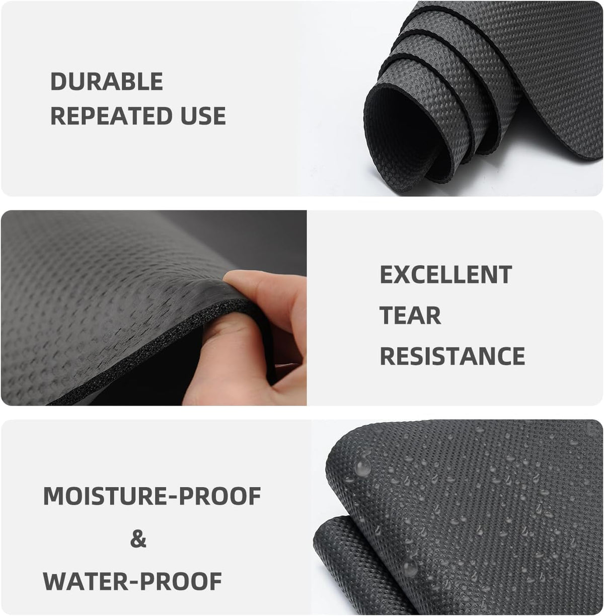 Bike Mat,Treadmill Mat,Compatible for Elliptical,Exercise Bikes, Stationary Cycles,Spin Bike,Under Exercise Bike