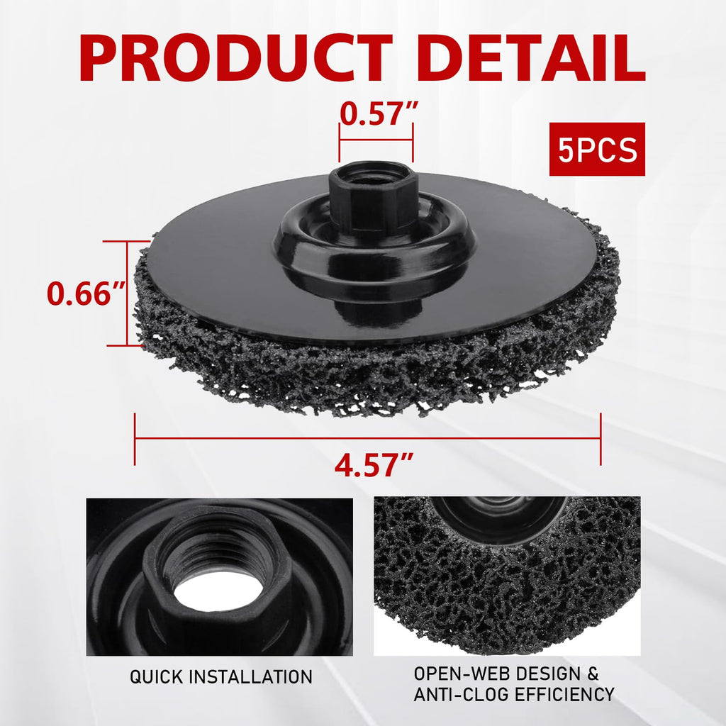 0513041 4-1/2 Inch Paint Eater Replacement Discs (5)