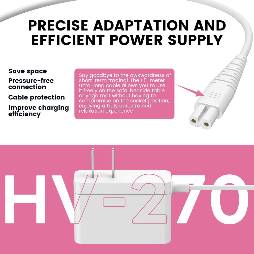 HV270 Charger Cord Replacement Compatible with Hitachi Magic Wand