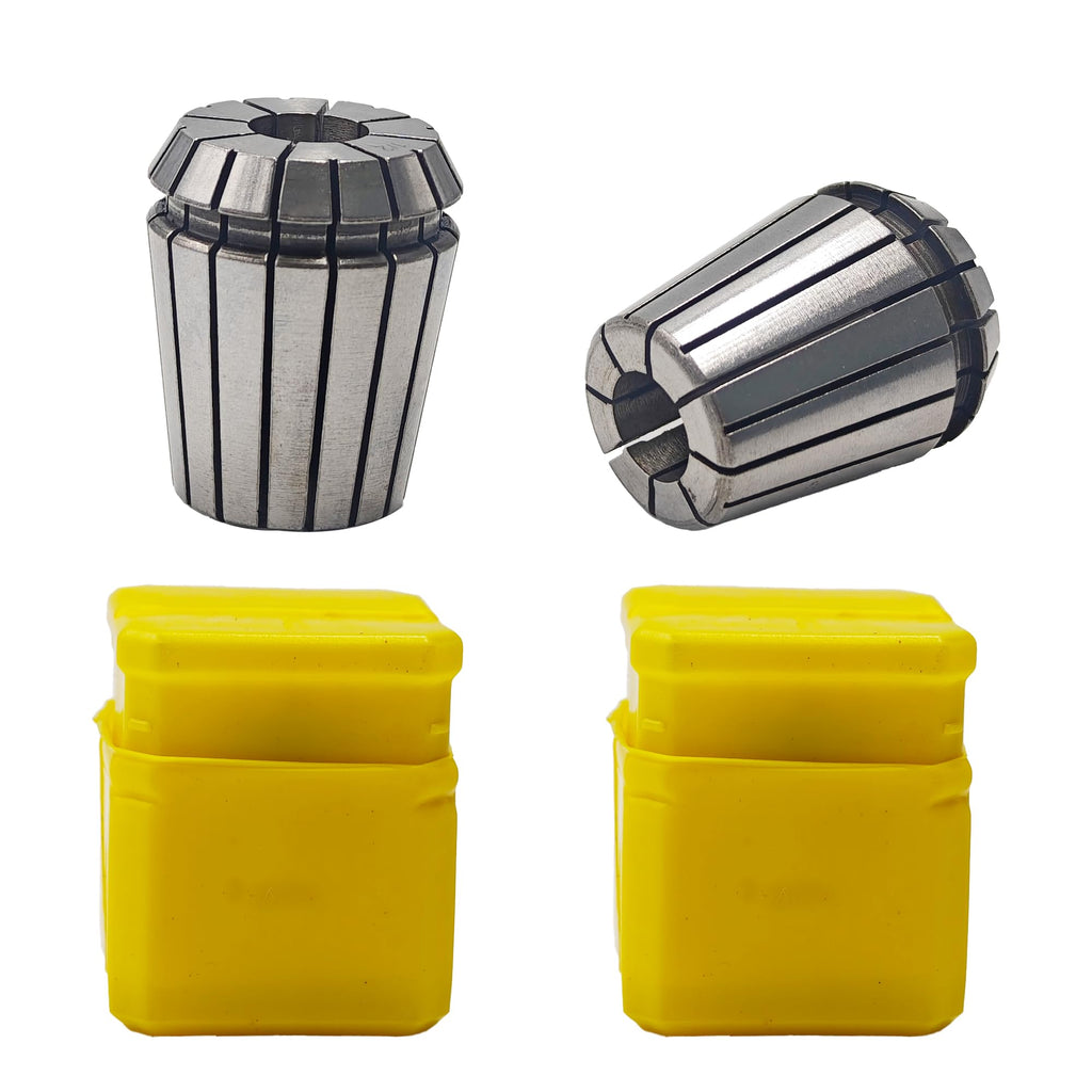 bociloy 2PCS ER32 Spring Collet, 1/2" High Precision Collet Chuck for CNC Router Milling Machine Lathe Spindle Tool Holder