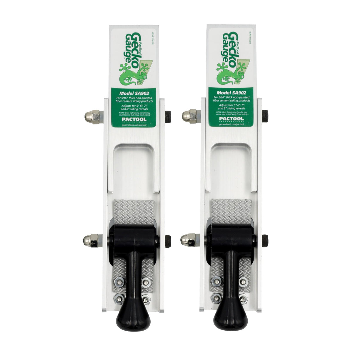 PacTool Gecko Gauge Aluminum - Hardie Board Siding Gauge for Installation