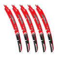 Arc Edge Reciprocating Saw Blades, 12-Inch 6TPI for Tree Trimming, 5-Pack