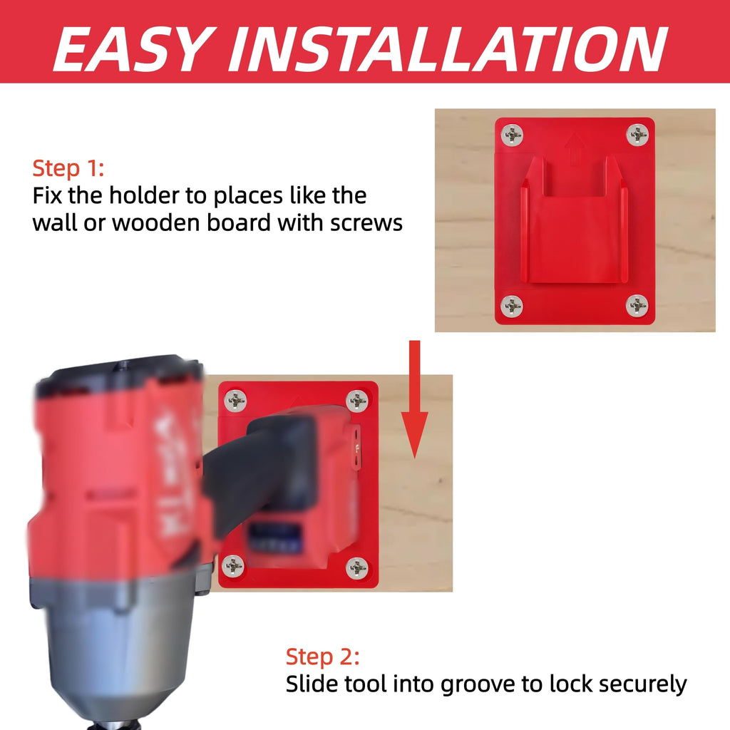 20 Pack Tool Battery Packs Holder Compatible with Milwaukee 18V Batteries