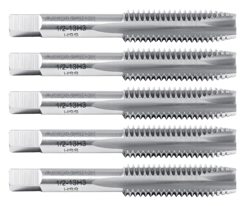Accusize Industrial Tools Spiral Point Tap, 1/2-13NC, SPT-1/2-13x5