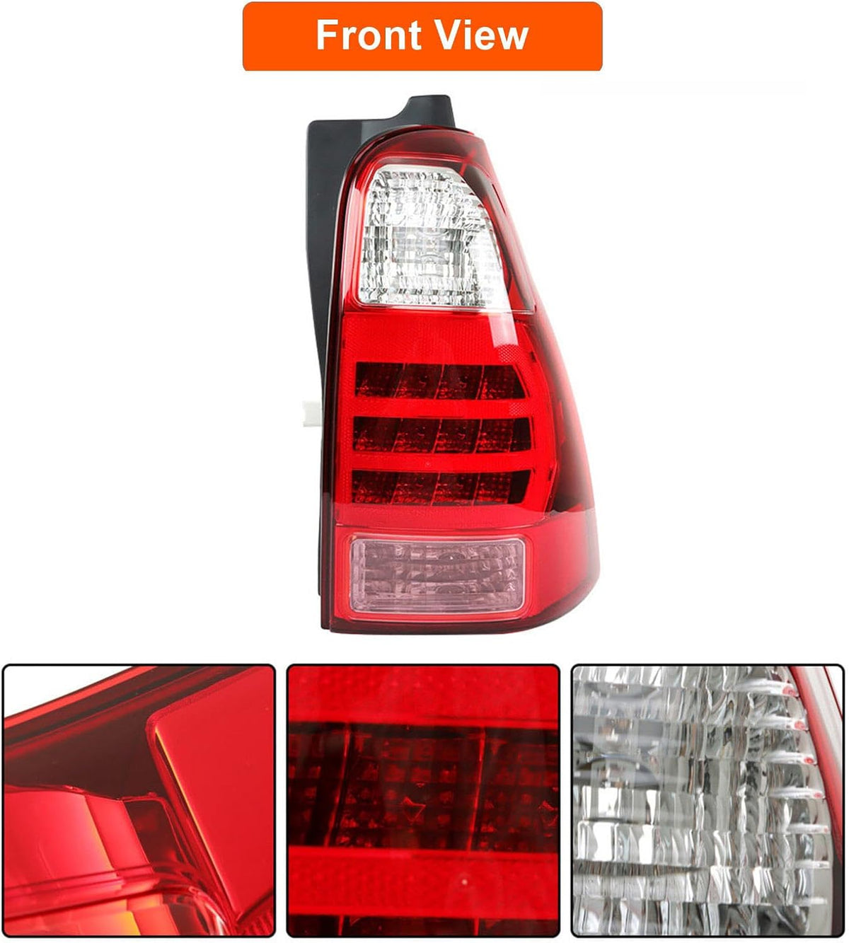 Tail Light Assembly Compatible with 2006-2009 Toyota 4Runner SR5 Sport Limited Halogen Taillight w/Bulbs Plug and Play (Right Passenger Side)