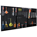 Peg Board Wall Organizer 4 ft. Metal Garage Wall Pegboard