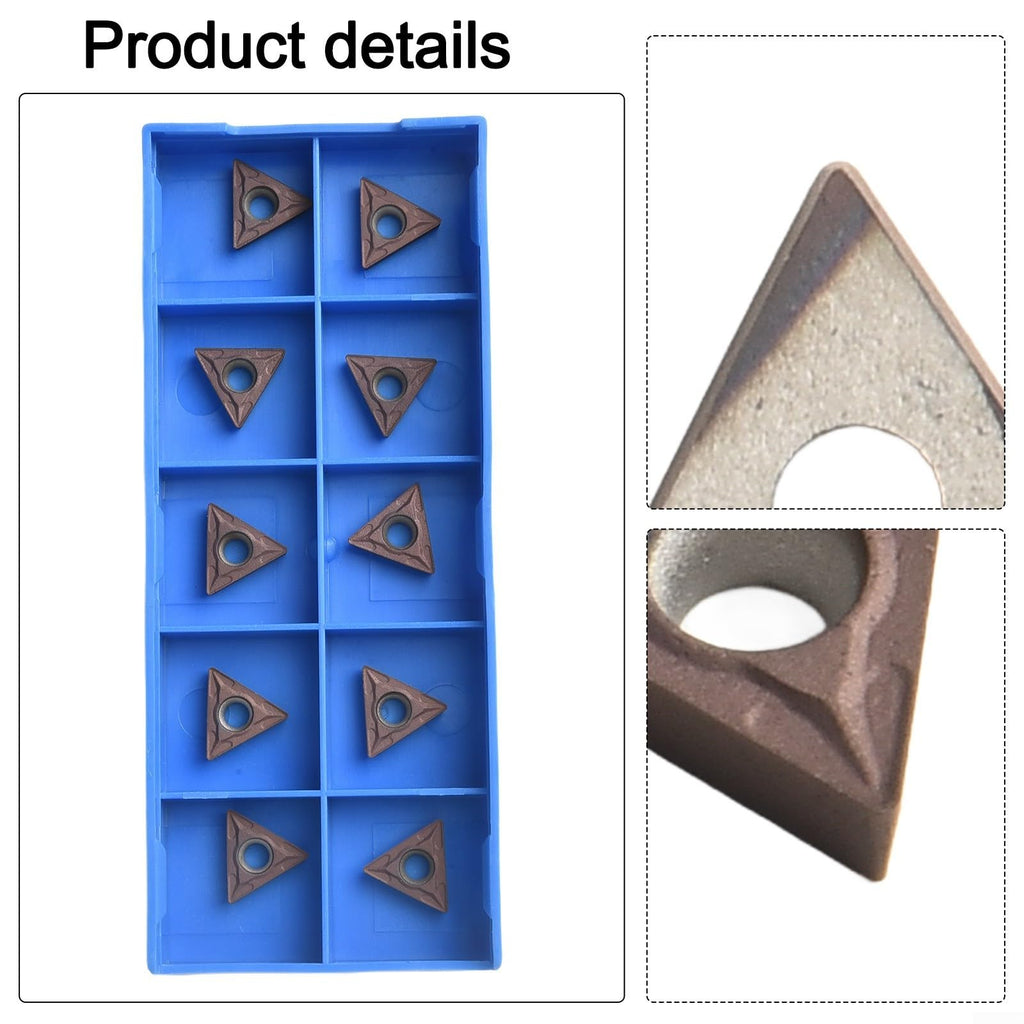 10pcs TCMT110204-HM Carbide Inserts for Steel Turning