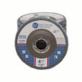 Benchmark Abrasives 4.5" x 7/8" Zirconia Type 29 Flap Discs 4 1/2 for Angle Grinder, Rust Removal Finishing Stainless Steel Grinding Wheels 4 1/2 Inch, 40, 60, 80 Grit - (15 Pack)