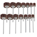 JUNLIXN 14 Pcs 90mm Extra Long 1/4'' Shank Flap Wheels Sander