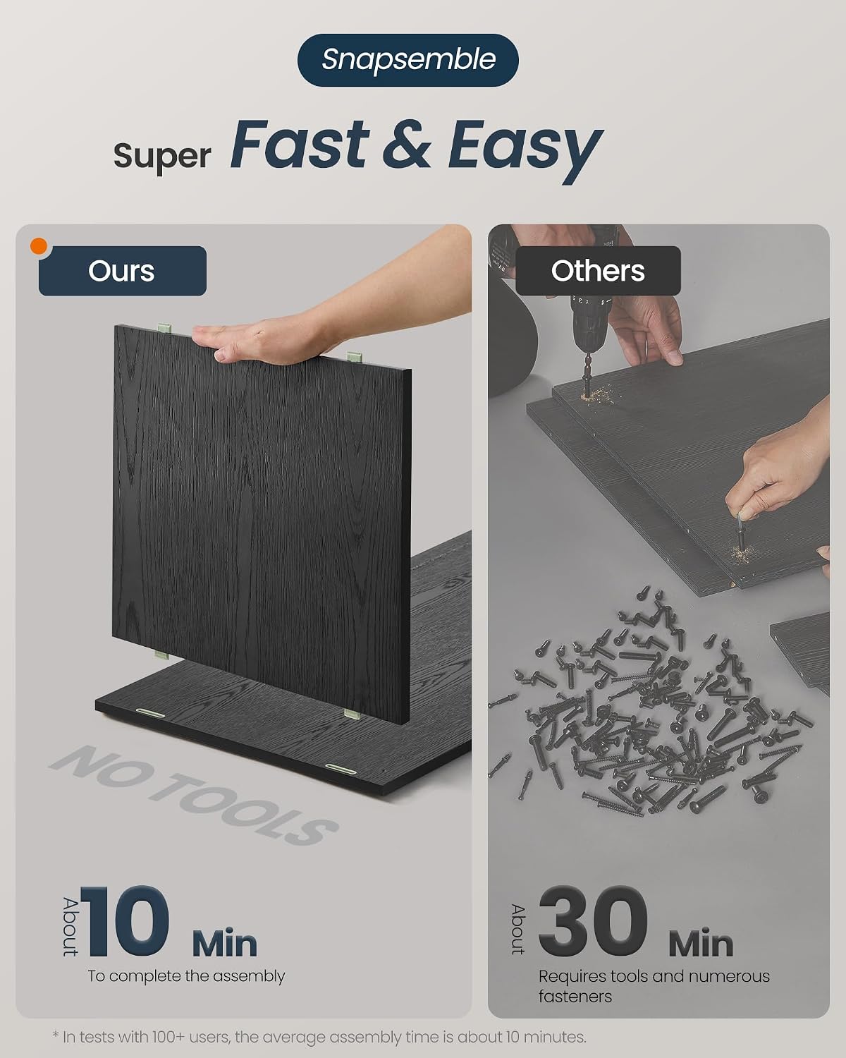 Cat Litter Box Enclosure, Snapsemble Superfast Assembly