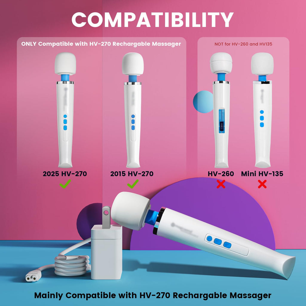 HV270 Charger Cord Replacement Compatible with Hitachi Magic Wand