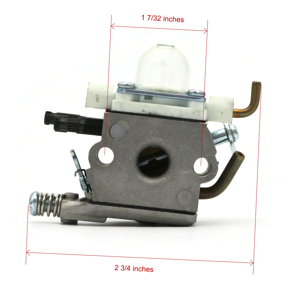 The ROP Shop Carburetor with Gaskets & Bulb for Zama C1M-K37, C1M-K37A, C1M-K37D, Z0111200680A