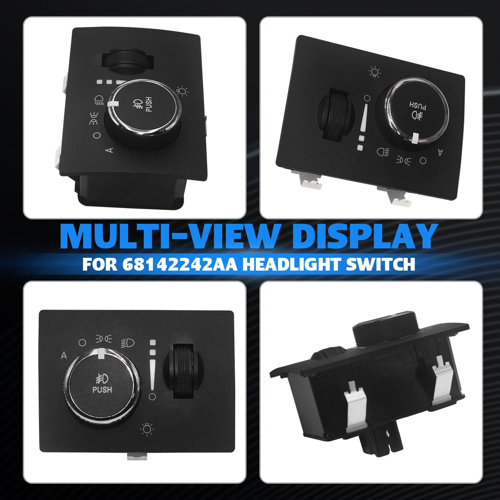 68142242AA Headlight Fog Light Switch Control for Jeep Grand Cherokee 14-22