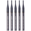 BestParts 5Pcs 3/64" 4 Flute Solid Carbide Square End Mills - AlTiN Coated