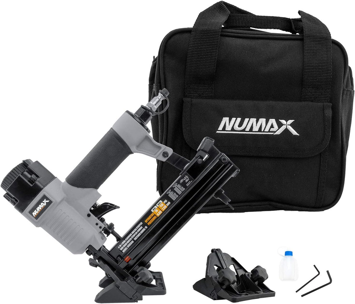 SFBC940 Pneumatic 4-in-1 18-Gauge 1-5/8" Mini Flooring Nailer/Stapler with Bag
