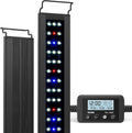 C10 Plant Aquarium Light, 48-60 in, 32W, Full Spectrum with Timer