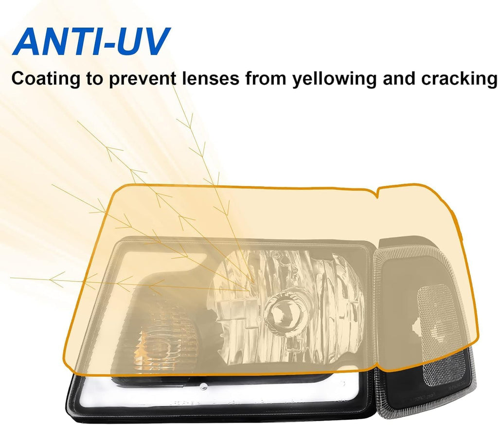 Led DRL Headlight compatible with 2001-2011 Ford Ranger