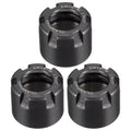 uxcell 3pcs Clamping ER16M(M19) Collet Clamping Nuts for CNC Milling Chuck Holder Lathe