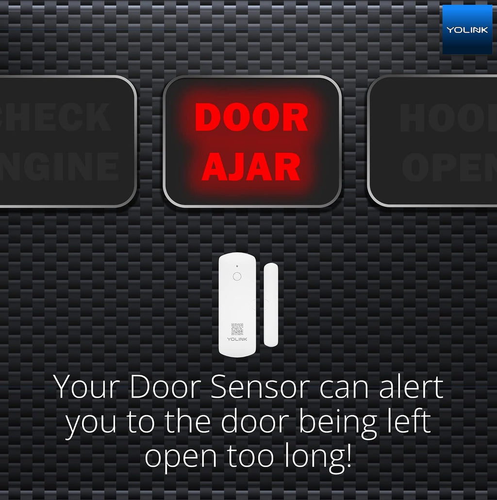 LoRa Smart Door & Window Sensor 3-Pack: Door Left-Open Reminders, up to 1/4 Mile Open-Air Range, up to 5 Year Battery