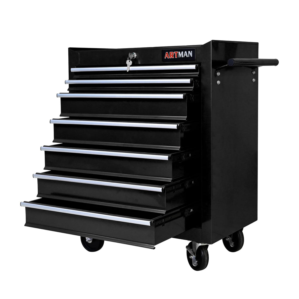7 Drawers Rolling Tool Chest on Wheels, Multifunctional Tool Cart Tool Storage, Drawers Rolling Tool Trolley